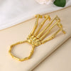 Bracelet Alloy Geometric Punk Skull Bones Electroplating Unisex