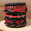 Bracelet Alloy Geometric Vintage Handwoven Life Tree Feather Cow Head Style