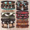 Bracelet Alloy Geometric Vintage Handwoven Life Tree Feather Cow Head Style