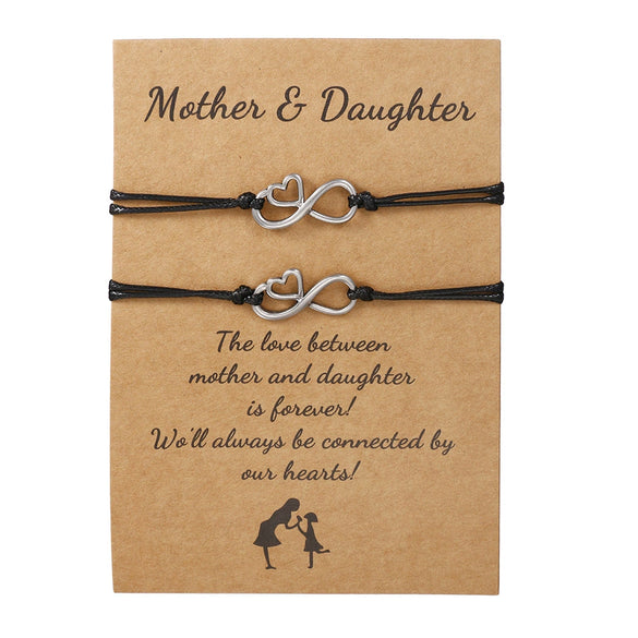 Bracelet Alloy Heart Woven Handmade Unisex