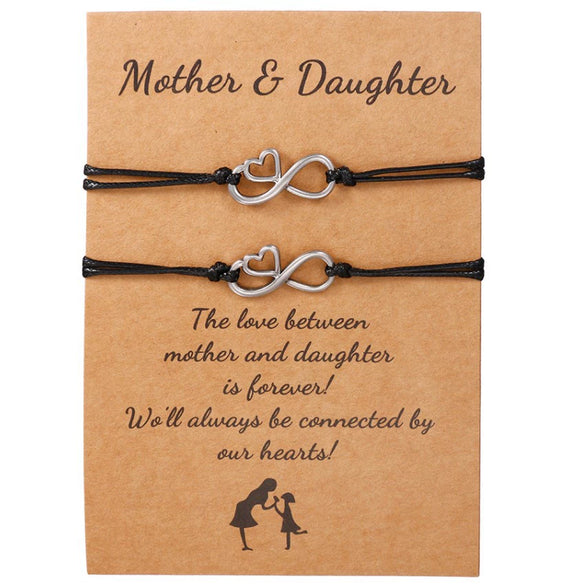 Bracelet Alloy Heart Woven Handmade Unisex