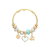 Bracelet Alloy Heartshaped Geometric Diamond Women's Couple Jewelry