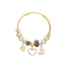 Bracelet Alloy Heartshaped Geometric Diamond Women's Couple Jewelry