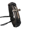 Bracelet Alloy Punk Style Geometric Laser Engraved Cowhide