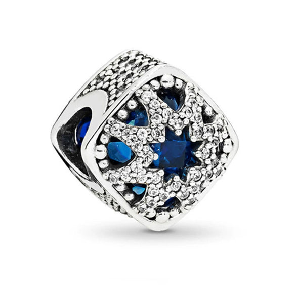 Bracelet Alloy Silver Plated Diy Accessories Starry Fairy Tale Ocean Star Snowflake Opal Beads Metal Electroplating Totem
