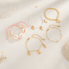 Bracelet Alloy Star Electroplated Animal Style Imitation Pearl Jewelry