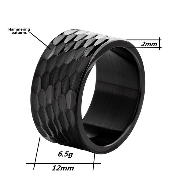 Bracelet And Big Ring Jewelry Titanium Steel Geometric Pattern Electroplated Unisex