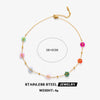 Bracelet And Necklace Jewelry Stainless Steel Gold Plated Handmade With Floral Pattern O Shaped Chain For Women