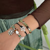 Bracelet Artificial Crystal Beaded Star Geometric Animal Zodiac Retro Electroplated