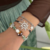 Bracelet Artificial Crystal Beaded Star Geometric Animal Zodiac Retro Electroplated
