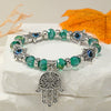Bracelet Artificial Crystal Blue Eye Handmade