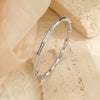 Bracelet Bamboo Titanium Steel Micropaved Simple Light Luxury Retro Allmatch Women's