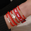 Bracelet Beaded Geometric Handmade Unisex