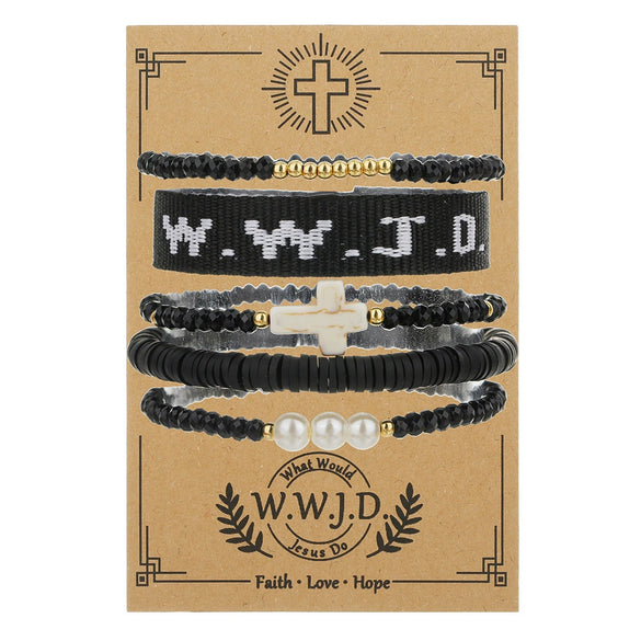 Bracelet Beaded Geometric Handmade Unisex
