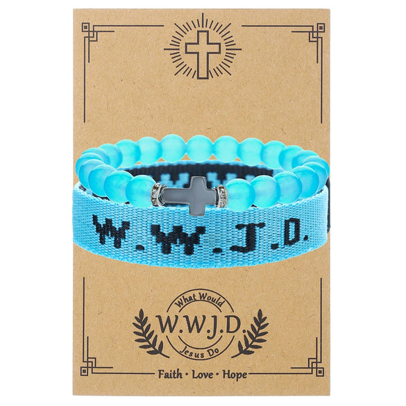 Bracelet Beaded Geometric Handmade Unisex