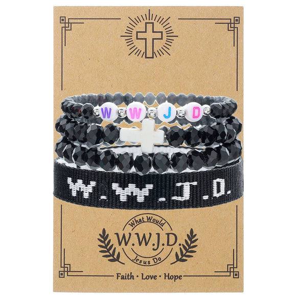 Bracelet Beaded Geometric Handmade Unisex