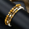 Bracelet Black Matte Copper Inlaid With Zircon Geometric Handmade Unisex