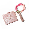 Bracelet Card Holder Key Chain Silicone Acrylic Geometric Handmade