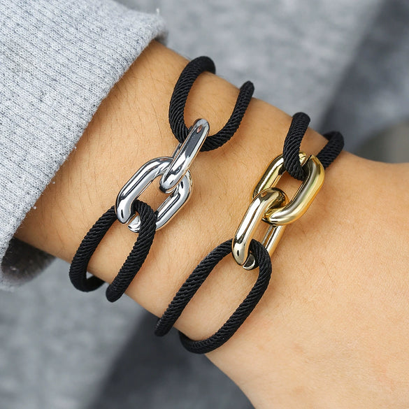 Bracelet Ccb Line Geometric Handmade Jewelry