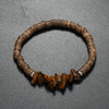 Bracelet Coconut Shell Turquoise Geometric Retro Handmade Unisex