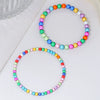 Bracelet Colorful Beads Geometric Handmade