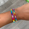 Bracelet Colorful Beads Geometric Handmade