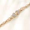 Bracelet Copper Alloy Alloy Heartshaped Electroplating Women's