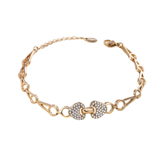 Bracelet Copper Alloy Alloy Heartshaped Electroplating Women's