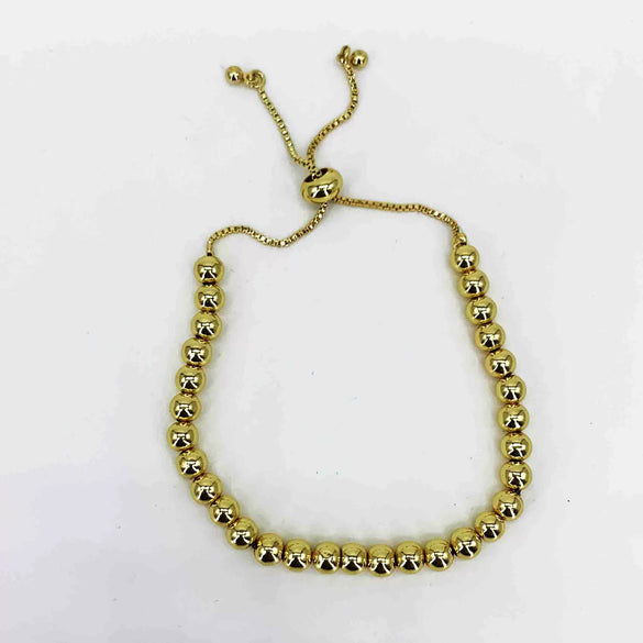 Bracelet Copper Brass Electrode White Steel Love Water Drops Bells Pattern Electroplating Hiphop Minimalist Style