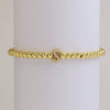 Bracelet Copper Electroplated With Letters Numbers Text