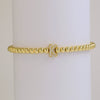 Bracelet Copper Electroplated With Letters Numbers Text