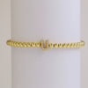 Bracelet Copper Electroplated With Letters Numbers Text