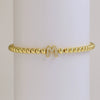 Bracelet Copper Electroplated With Letters Numbers Text