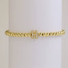 Bracelet Copper Electroplated With Letters Numbers Text