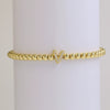 Bracelet Copper Electroplated With Letters Numbers Text