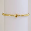 Bracelet Copper Electroplated With Letters Numbers Text
