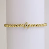 Bracelet Copper Electroplated With Letters Numbers Text