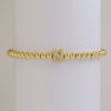 Bracelet Copper Electroplated With Letters Numbers Text