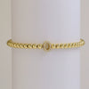 Bracelet Copper Electroplated With Letters Numbers Text