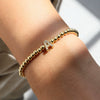 Bracelet Copper Electroplated With Letters Numbers Text