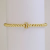 Bracelet Copper Electroplated With Letters Numbers Text