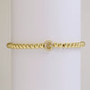 Bracelet Copper Electroplated With Letters Numbers Text
