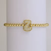 Bracelet Copper Electroplating Letters Numbers Text Beaded Rope Women's