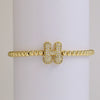 Bracelet Copper Electroplating Letters Numbers Text Beaded Rope Women's