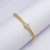 Bracelet Copper Electroplating Simple Style With Letters Numbers Text Jewelry