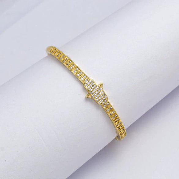Bracelet Copper Electroplating Simple Style With Letters Numbers Text Jewelry