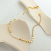Bracelet Copper Freshwater Pearl Geometric Electroplating Women's Jewelry