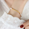Bracelet Copper Freshwater Pearl Geometric Electroplating Women's Jewelry