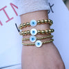 Bracelet Copper Geometric Devil's Eye Blue Eye Colorpreserving Electroplating For Women