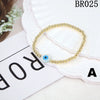 Bracelet Copper Geometric Devil's Eye Blue Eye Colorpreserving Electroplating For Women